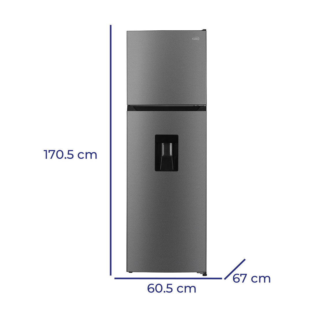 electrodomesticosneverakalleynofrostcongeladorsuperior332litrosinverterknt332lgrisknt332lmadecentro