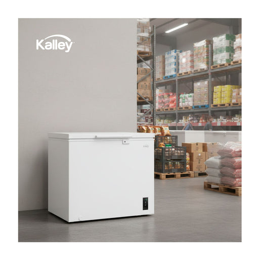 electrodomesticos refrigeracion congelador horizontal kalley 194l cn0383k021 mp madecentro