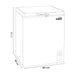 electrodomesticos refrigeracion congelador horizontal kalley 143l cn0208k019 mp madecentro
