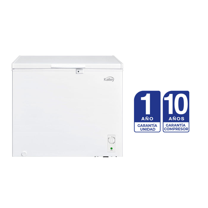 electrodomesticos refrigeracion congelador horizontal kalley 198l cn9172k020 mp madecentro