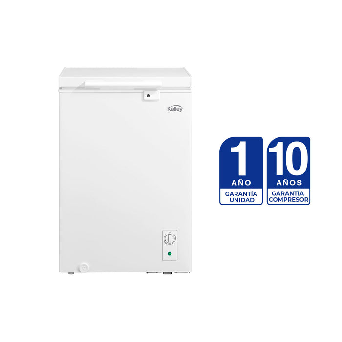 electrodomesticos refrigeracion congelador horizontal kalley 99l cn9011k018 mp madecentro