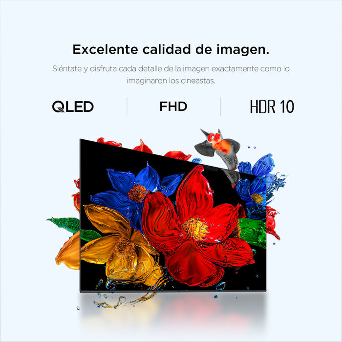 Televisor TCL 43S5K QLED FHD de 43 pulgadas