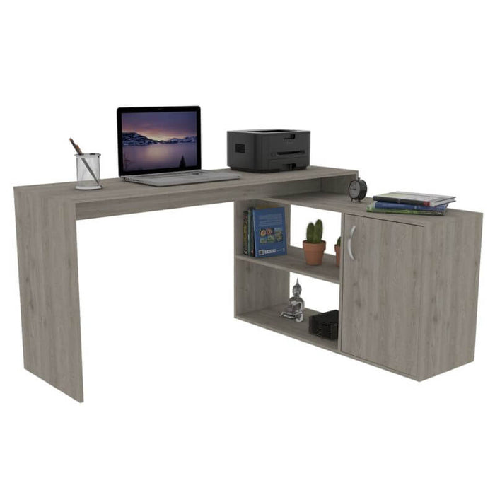 Escritorio en l taira, bardolino , con puerta y varios entrepaños