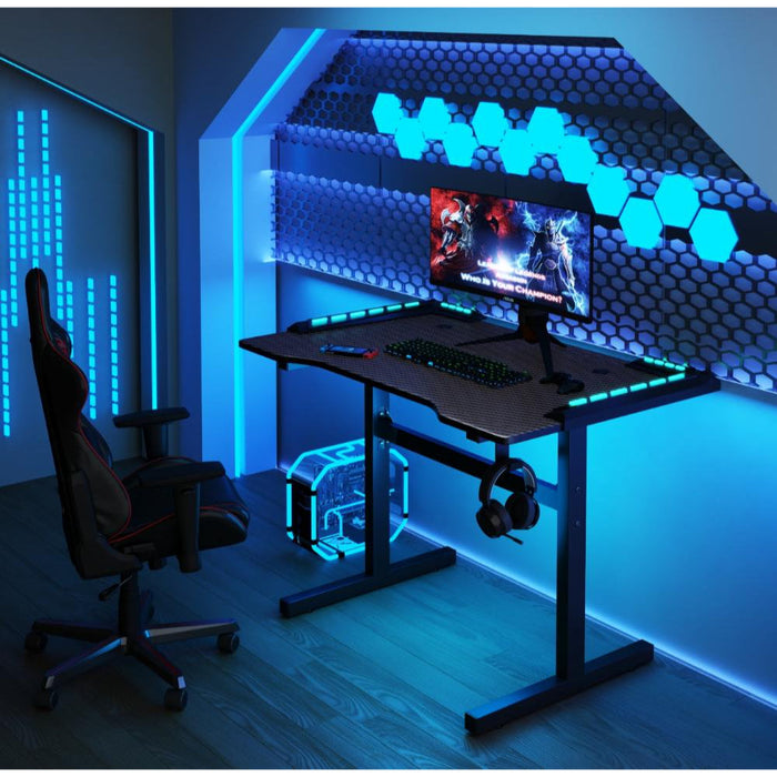 Escritorio Gamer Matrix , Negro, Estructura Metalica