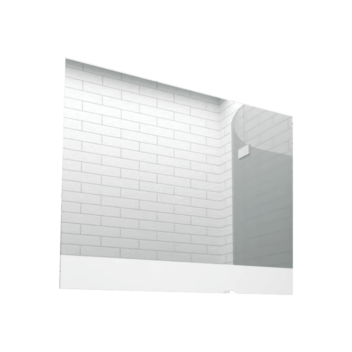 Espejo Rectangular Palermo, Gris, Con Luz Led