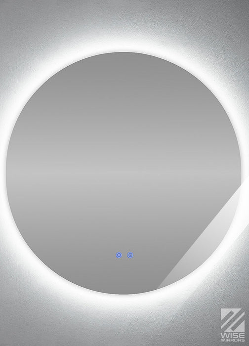 Espejo circular con luz led y sistema antiempañante (Diámetro 60 cm)