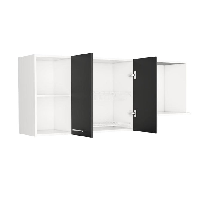 Gabinete Superior Creta, Blanco y Wengue