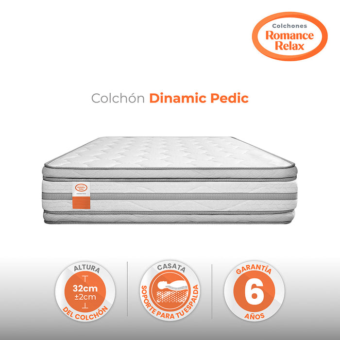 Colchón Rr Dinamic Pedic 200X200X32, King