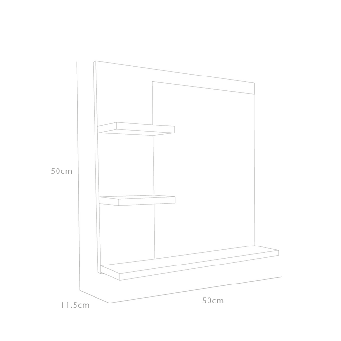 Gabinete de Baño Baume, Café Claro