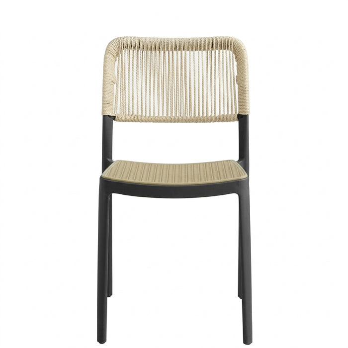 Silla Austin, Color Negro, con Espaldar Tejido