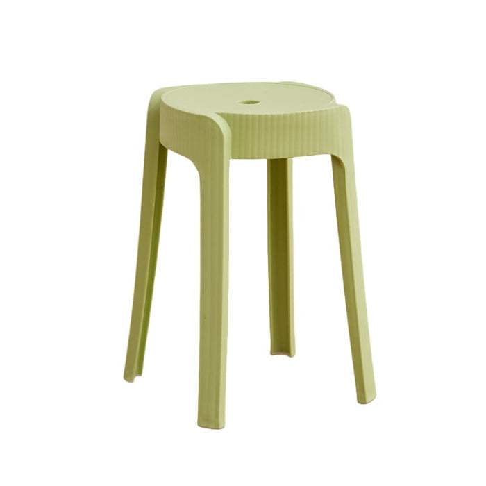 Butaco Apilable Maison, Color Verde Oliva, Diseño Moderno