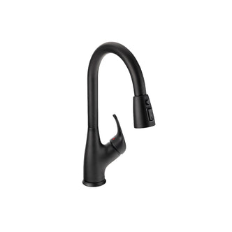 Grifería para lavaplatos ultra ahorradora monocontrol Tanta acabado mate black marca Corona