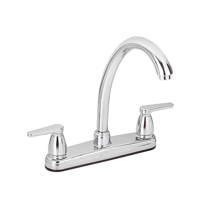 Grifería para lavaplatos ultra ahorradora 8 pulgadas acabado nogal LT marca Grival