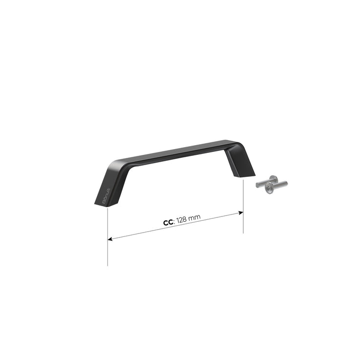 Manija en Zamak dorada, oro rosa, cromada o pintura electrostática negra