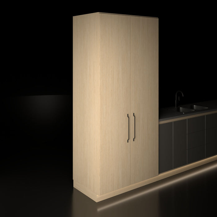Riel Sistema de puerta oculta abatible triple (pocket door)