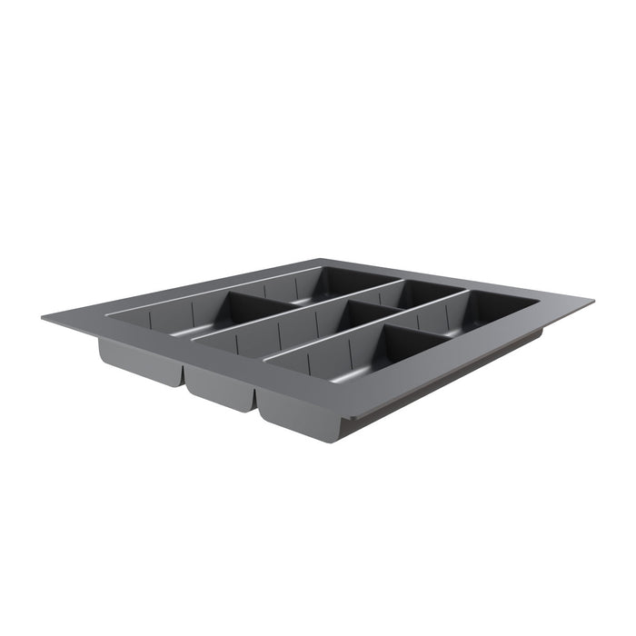 Cubiertero organizador plástico gris serie A2 440X480X50 mm