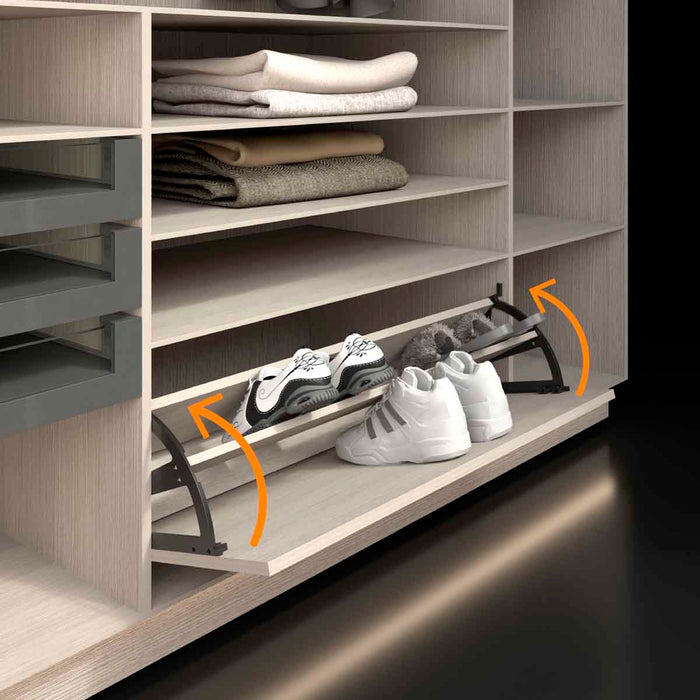 Zapatero y organizador de zapatos plástico doble o triple nivel