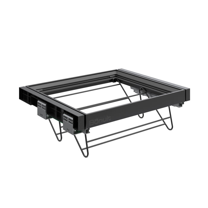 Zapatero extraíble cierre lento módulo 60 cm color negro