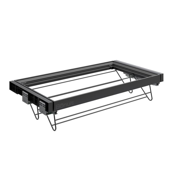 Zapatero extraíble cierre lento módulo 90 cm color negro
