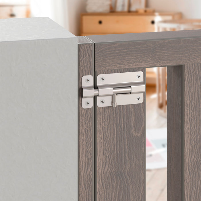 Pasador cuadrado eco acero satin niquelado o negro 2 1/2 pulgadas