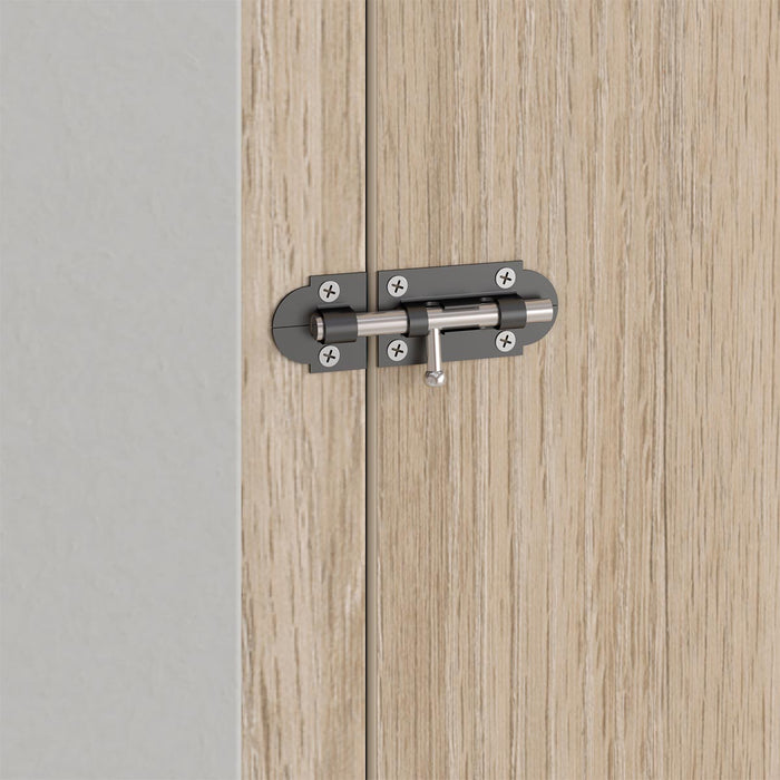 Pasador alemán eco acero satin niquelado o negro 2 pulgadas