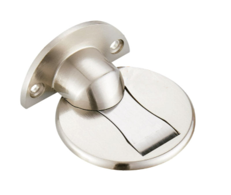 Tope para puerta magnético niquel cepillado o negro montaje a piso