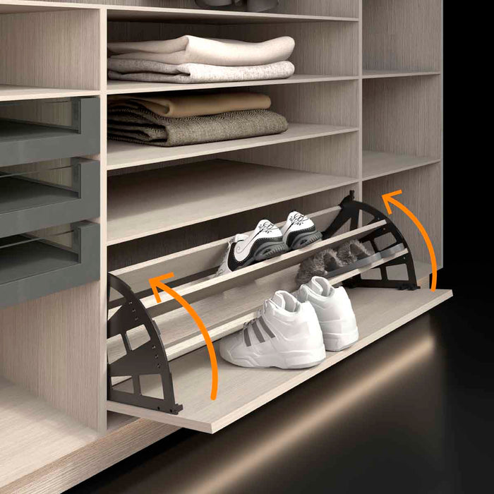 Zapatero y organizador de zapatos plástico doble o triple nivel