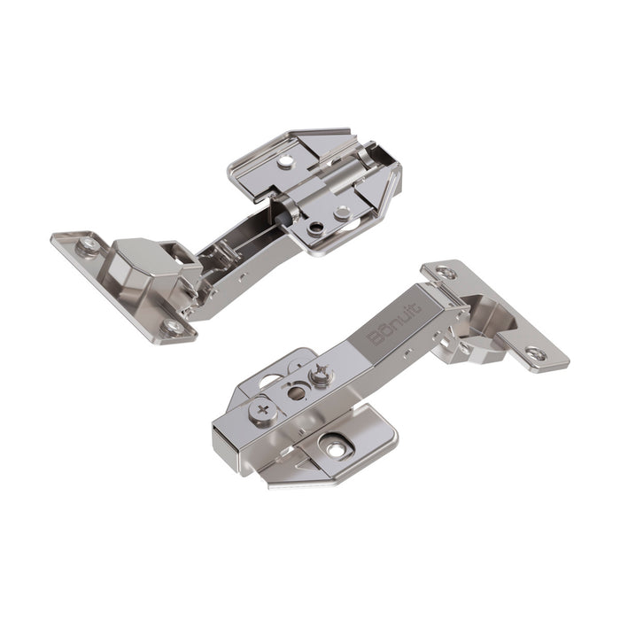 Bisagra de cazoleta para muebles cierre lento clip on de 45°