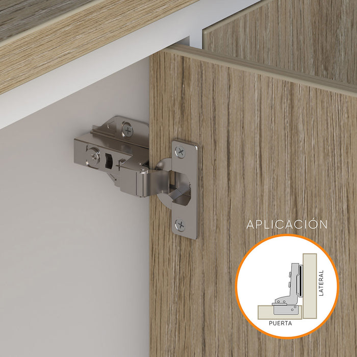 Bisagra de cazoleta para mueble high quality cierre común de 110° clip on de montaje fácil