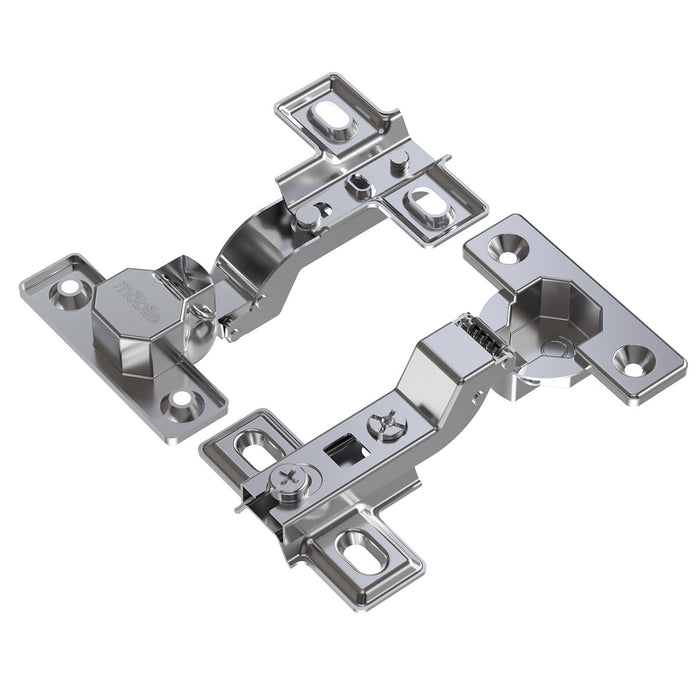 Bisagra de cazoleta mini para mueble de 95°