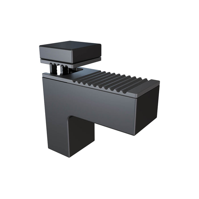 Soporte vidrio lujo negra