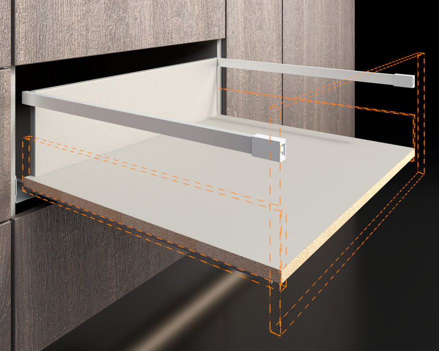 Barras cuadradas estabilizadoras Bonuit para lateral slim box