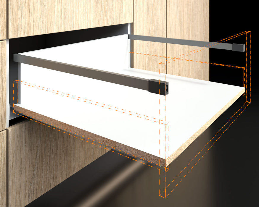 Barras cuadradas estabilizadoras Bonuit para lateral slim box
