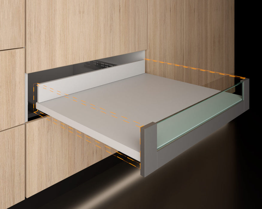 Frontal Bonuit slim box bajo con vidrio