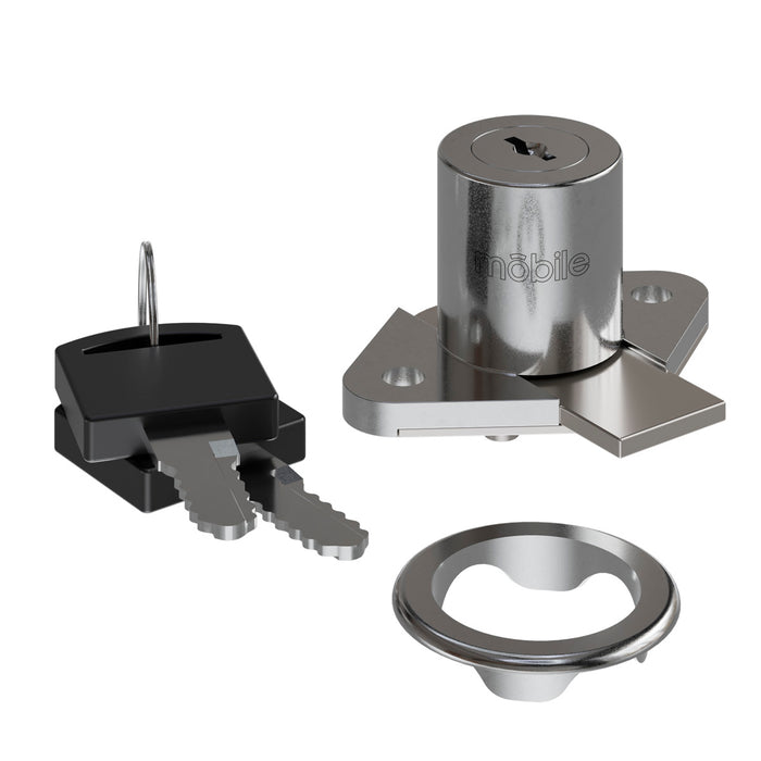 Chapa cerradura ovalada