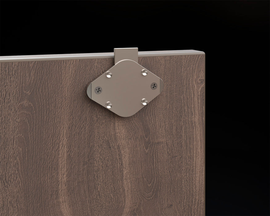 Chapa cerradura ovalada