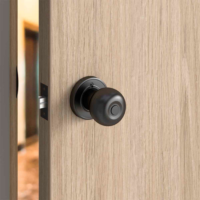 Cerradura digital inteligente de pomo para entrada principal con 3 tipos de apertura