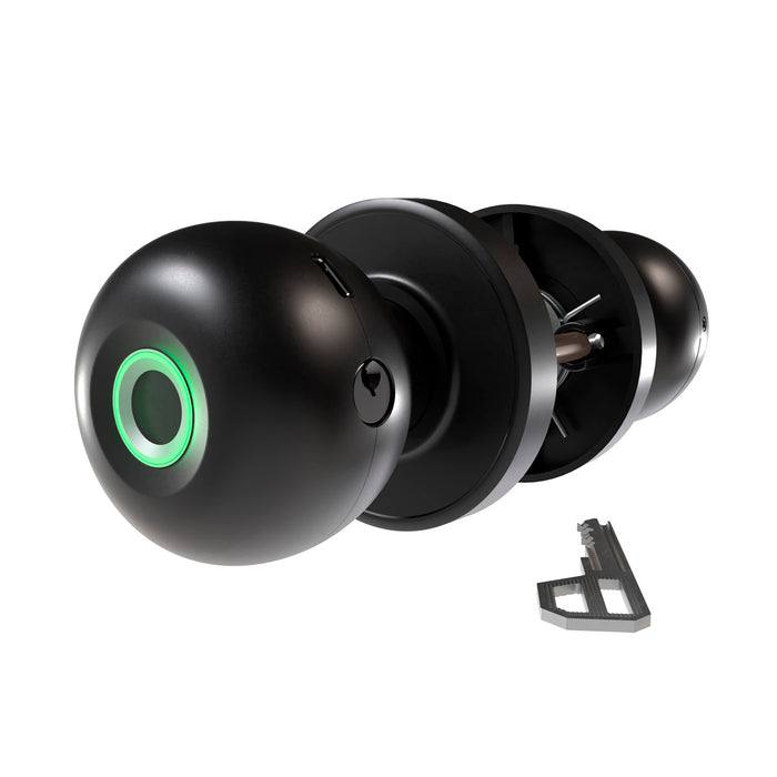Cerradura digital inteligente de pomo para entrada principal con 3 tipos de apertura