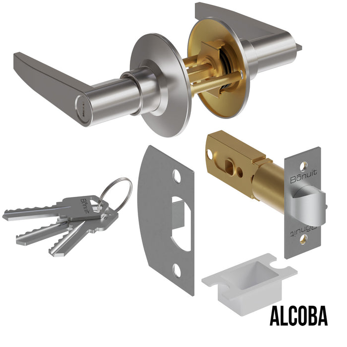 Cerradura chapa palanca tubular plus para puerta de paso