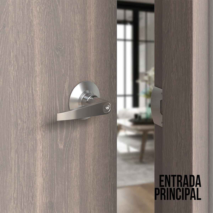 Cerradura chapa palanca tubular plus para puerta de paso