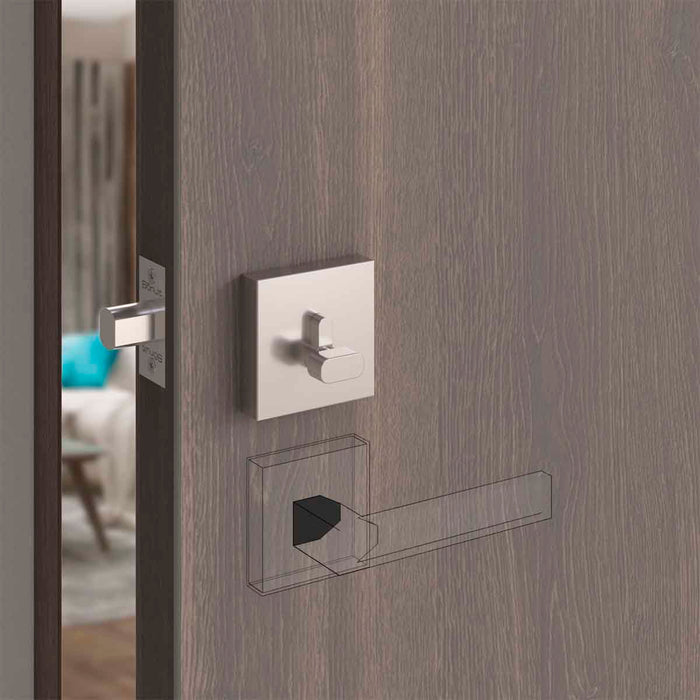 Cerrojo tubular premium escudo cuadrado puerta principal llave-mariposa