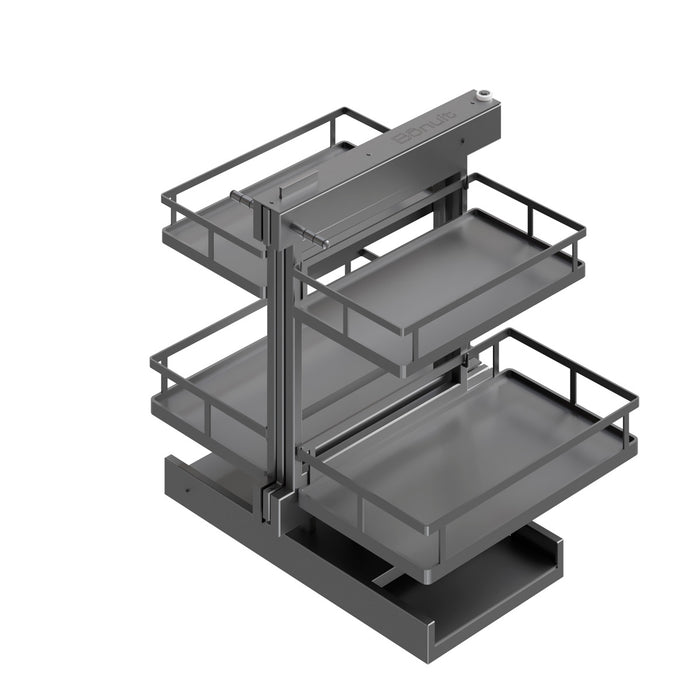 Canasta esquina mágica derecha e izquierda gris antracita