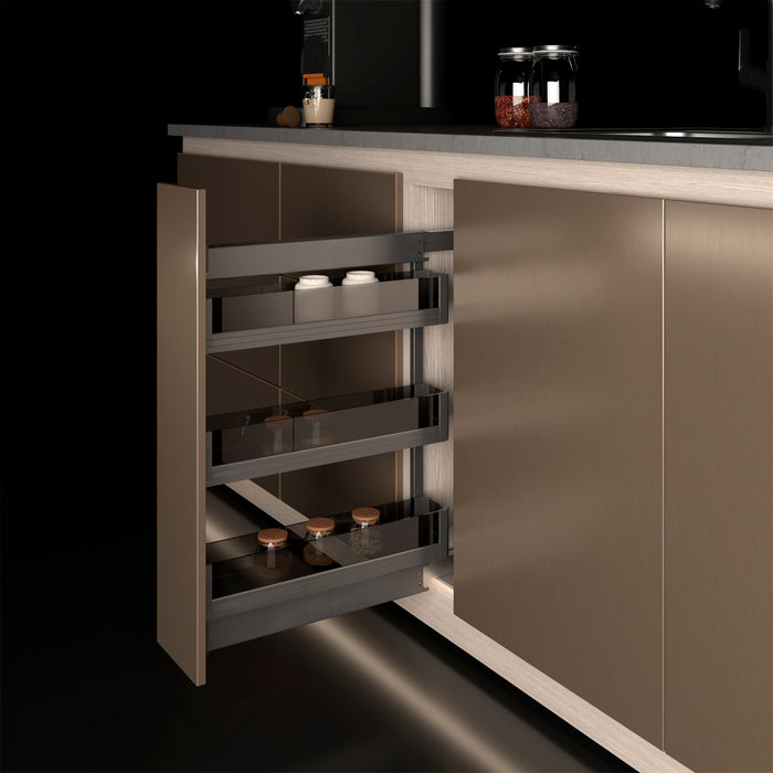 Canasta condimentero vidrio