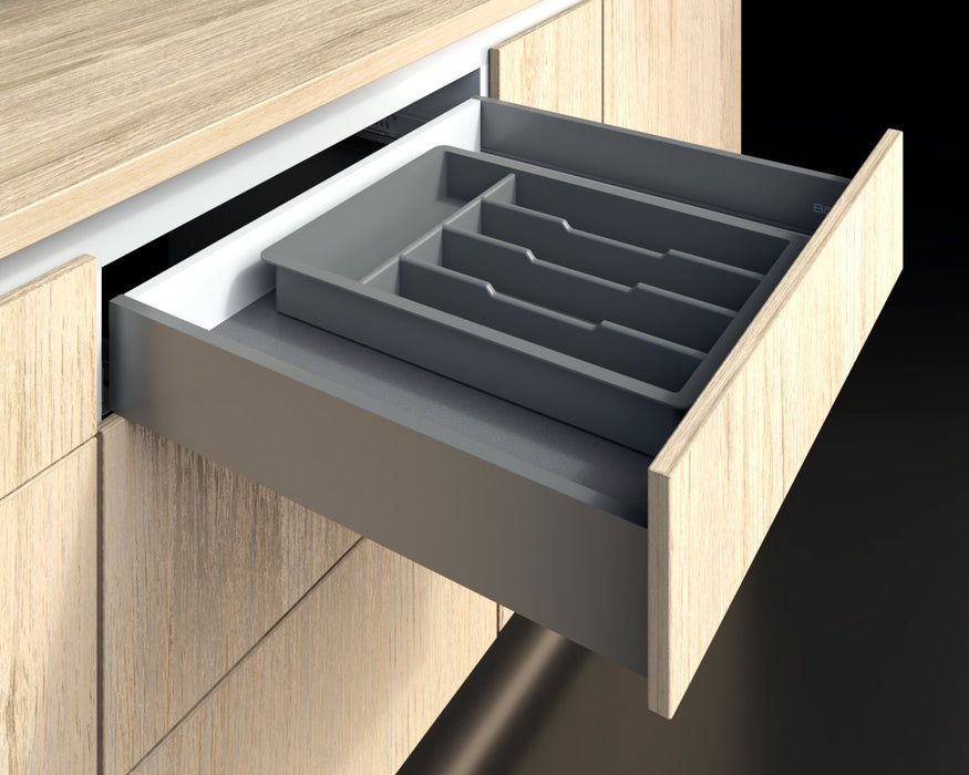 Cubiertero organizador gris 300x420 mm