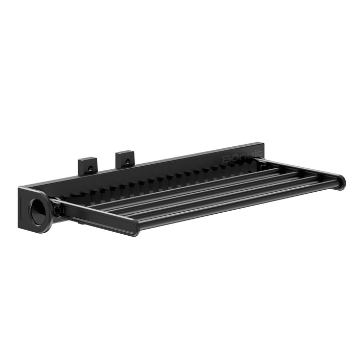 Organizador pantalonero con riel extendible gris o negro