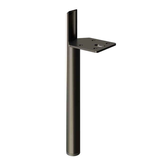 Pata 021 acero negro de 15 o 20 cm de alto