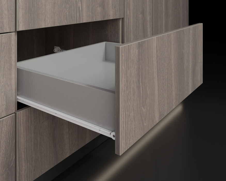 Riel corredera sencillo para cajón carga liviana 15 kg