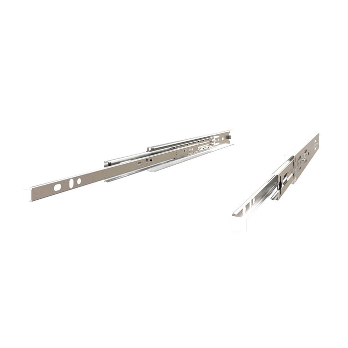 Riel corredera para cajón extensión total carga liviana 20 kg