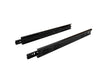 Riel extensión total carga pesada negro 400 mm 45 kg acero - VIRTUAL MUEBLES