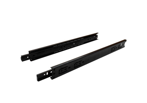 Riel extensión total carga pesada negro 500 mm 45 kg acero - VIRTUAL MUEBLES